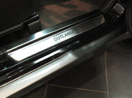 Mitsubishi Outlander 2001–2006 Dørtrinslister Natanika Premium (4 stk., rustfrit stål) foto 1
