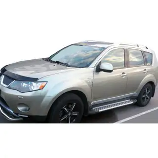 Sidetrin X5-type (2 stk., aluminium)