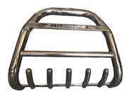 Mitsubishi Pajero Wagon III 1999–2006 Bullbar QT011 (rustfrit stål) foto 1