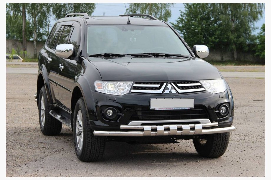 Mitsubishi L200 2006–2015 Frontbøjle ST015 (rustfrit stål) Image
