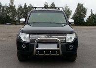 Mitsubishi Pajero Wagon III 1999–2006 Bullbar QT006 (rustfrit stål) foto 1