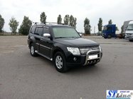 Mitsubishi Pajero Wagon III 1999–2006 Bullbar QT006 (rustfrit stål) foto 3