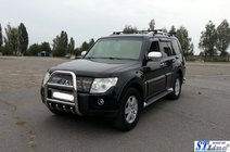 Mitsubishi Pajero Wagon III 1999–2006 Bullbar QT011 (rustfrit stål) foto 2