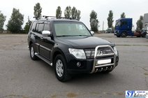 Mitsubishi Pajero Wagon III 1999–2006 Bullbar QT011 (rustfrit stål) foto 3