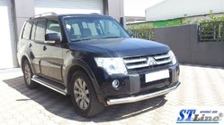 Mitsubishi Pajero Wagon IV 2006–2021 Frontbøjle ST008 (rustfrit stål) foto 5