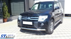 Mitsubishi Pajero Wagon IV 2006–2021 Frontbøjle ST008 (rustfrit stål) foto 6