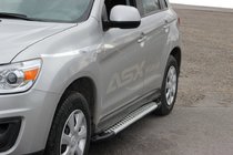 Mitsubishi ASX 2010–2023 Sidetrin Allmond Grey (2 stk., aluminium) foto 1