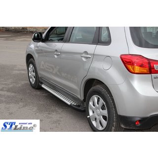 Sidetrin Allmond Grey (2 stk., aluminium) foto 4
