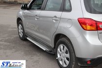 Mitsubishi ASX 2010–2023 Sidetrin Allmond Grey (2 stk., aluminium) foto 4
