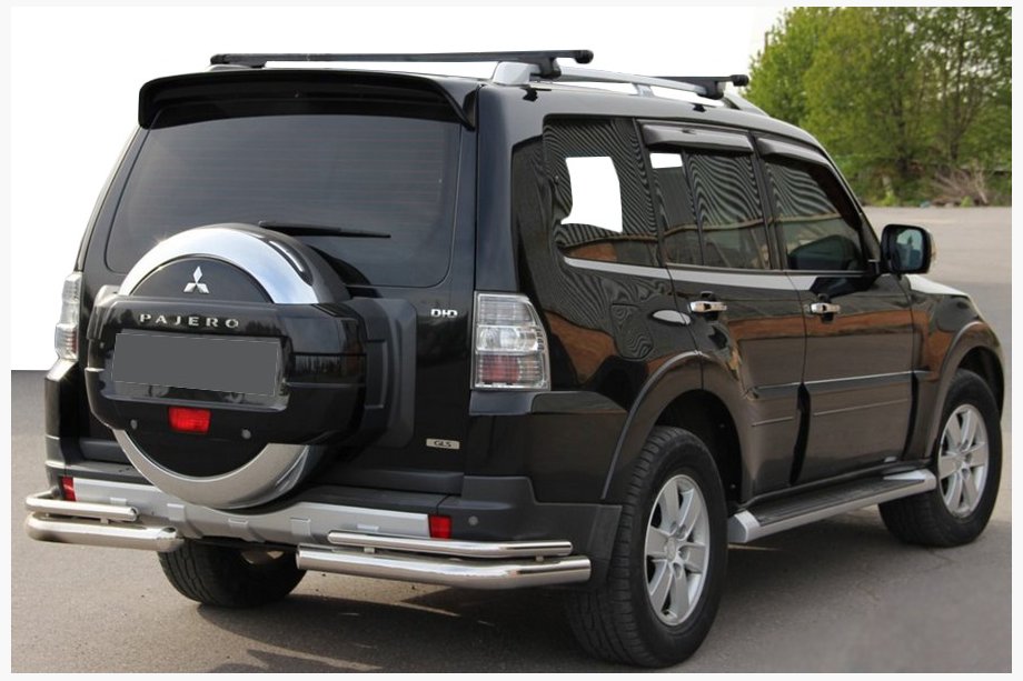 Mitsubishi Pajero Wagon III 1999–2006 Bagbøjle AK003 Dobbelt (rustfri) Image