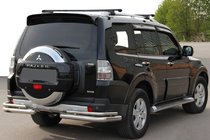 Mitsubishi Pajero Wagon III 1999–2006 Bagbøjle AK003 Dobbelt (rustfri) foto 1