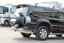 Mitsubishi Pajero Wagon III 1999–2006 Bagbøjle AK003 Dobbelt (rustfri) foto 2