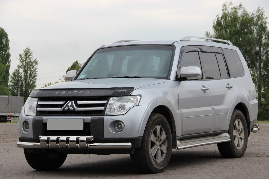 Mitsubishi Pajero Wagon III 1999–2006 Frontbøjle ST015 (rustfrit stål) Image