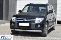 Mitsubishi Pajero Wagon IV 2006–2021 Frontbøjle ST008 (rustfrit stål) foto 3