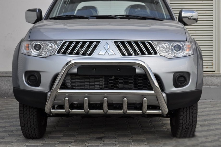 Mitsubishi L200 2006–2015 Bullbar WT003 (rustfrit stål) Image