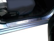 Mitsubishi Lancer 9 2004–2008 OmsaLine dørtrinslister (4 stk., rustfrit stål) foto 1