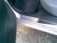 Mitsubishi Lancer 9 2004–2008 OmsaLine dørtrinslister (4 stk., rustfrit stål) foto 3