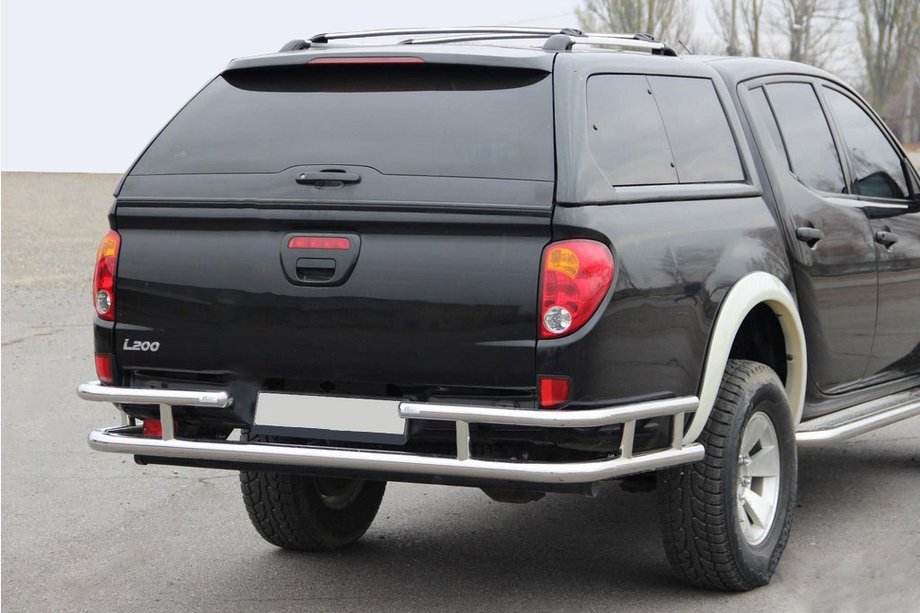 Mitsubishi L200 2006–2015 Bagbeskyttelsesbøjle AK0022 (rustfrit stål) Image