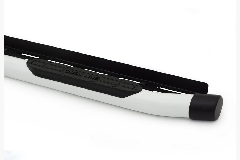 Volkswagen Amarok 2010–2022 Sidetrin Amazon White (2 stk., sorte) Image