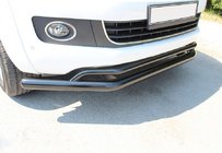 Volkswagen Amarok 2010–2022 Dobbelt frontbøjle Vegas 76/42 2010-2016 (sort) foto 1