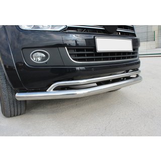 Dobbelt frontbøjle Vegas 2010-2016 (rustfrit stål) Volkswagen Amarok 2010–2022 foto 1