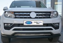 Volkswagen Amarok 2010–2022 Forreste dobbelte frontbøjle Vegas 2016-2021 (sort) foto 2