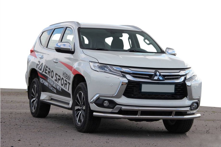 Mitsubishi Pajero Sport 2015– Frontbøjle ST016 (rustfrit stål) Image