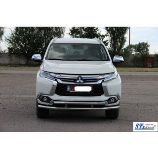 Frontbøjle ST016 (rustfrit stål) Mitsubishi Pajero Sport 2015– foto 3