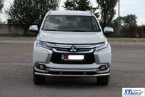 Mitsubishi Pajero Sport 2015– Frontbøjle ST016 (rustfrit stål) foto 3