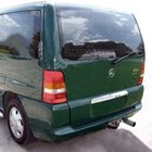 Mercedes Vito W638 1996–2003 Krom nummerpladeramme, Carmos foto 1