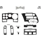 DAF 95XF 1997–2002 Instrumentbordspaneler (alu-look) foto 2