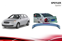 Hyundai Accent 2006–2010 Spoiler Niken (til lakering) foto 1
