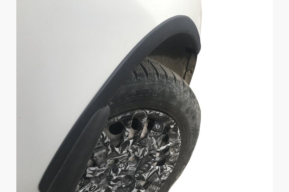 Fiat Doblo I 2005–2010 Hjulbuekanter (4 stk., sorte) Image