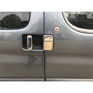Dørgrebsdæksler i rustfrit stål Peugeot Partner 1996–2008 foto 1
