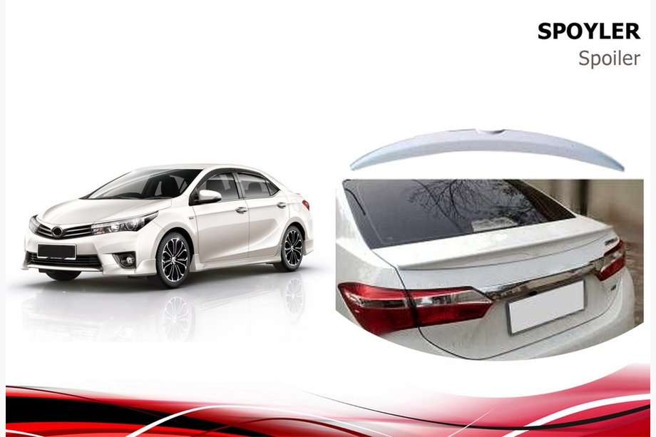 Toyota Corolla 2013–2019 Spoiler Niken (til lakering) Image