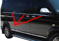 Volkswagen T5 Multivan 2003–2010 Nedre vindueslister (6 dele, rustfrit stål) foto 11