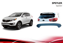 Kia Sportage 2010–2015 Spoiler Niken (til lakering) foto 1