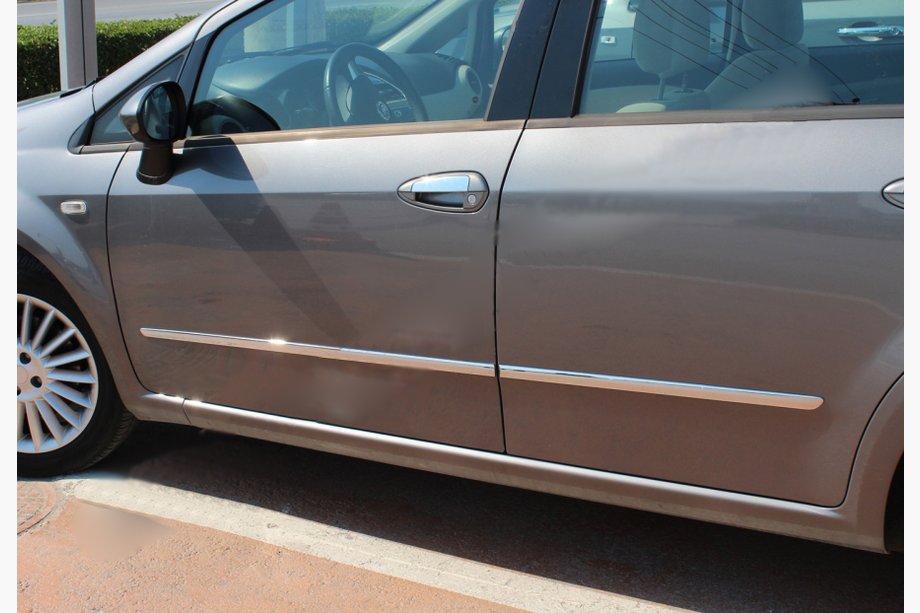 Fiat Linea 2006–2018 Dørlister (4 stk., rustfrit stål) Image