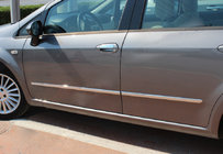 Fiat Linea 2006–2018 Dørlister (4 stk., rustfrit stål) foto 1