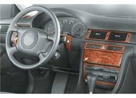 Audi A6 C5 1997–2001 Instrumentbordsbeklædning Mørkt træ foto 5