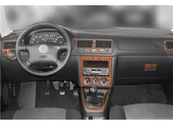 Volkswagen Golf 4 1997–2006 Instrumentbordbeklædning Aluminium foto 6