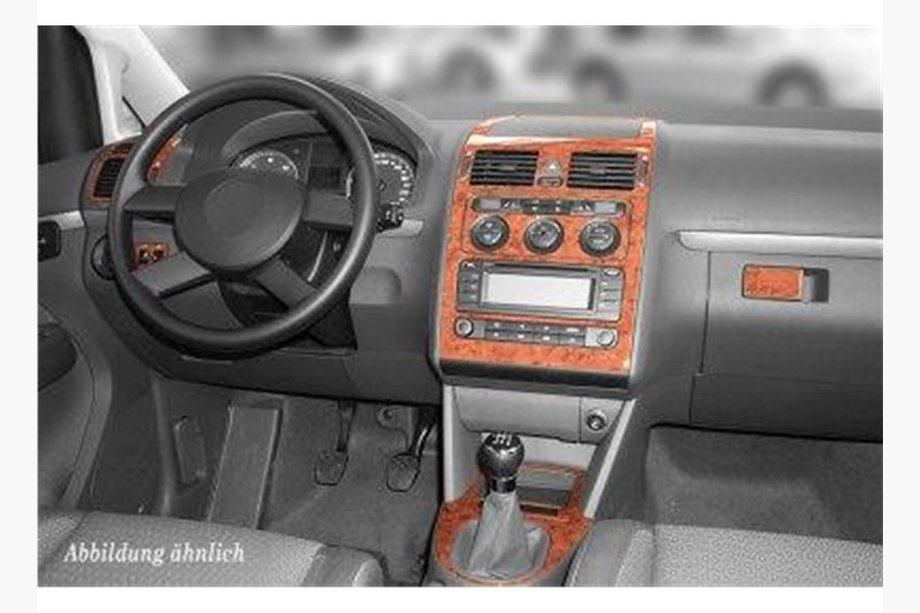 Volkswagen Touran 2003–2010 Instrumentbordbeklædning Foto 5