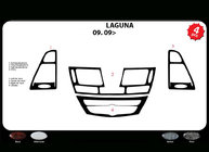 Renault Laguna 2007–2015 Instrumentbordslister (Meric, Tyrkiet) Trælook foto 3