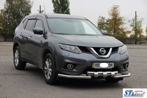 Nissan X-trail T32/Rogue 2014–2021 Frontbeskyttelse ST009-15 (rustfri stål) foto 3