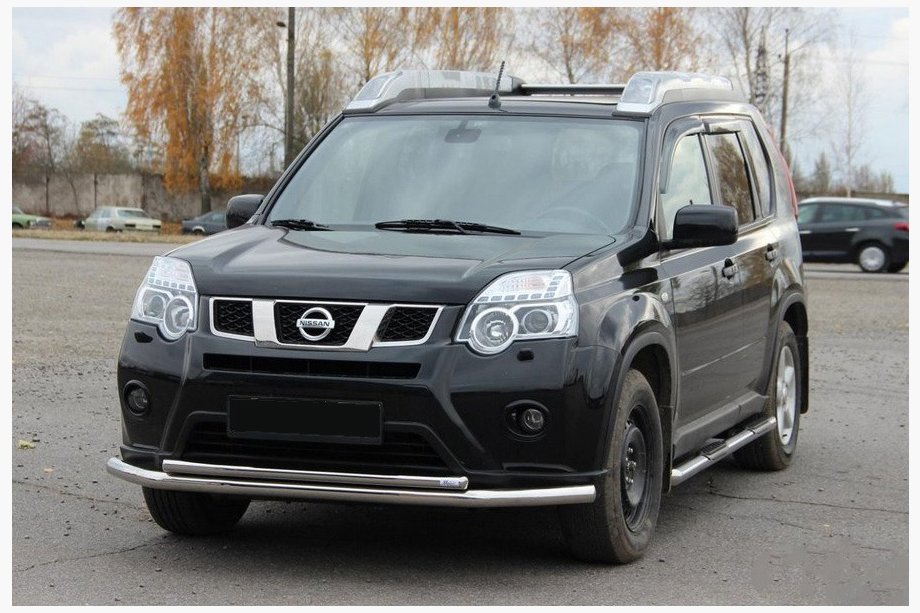 Nissan X-trail T31 2007–2014 Frontbøjle ST014 (rustfrit stål) Image