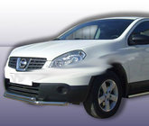 Nissan Qashqai 2007–2010 Forreste dobbelt kaenguruboejle ST014 (rustfrit staal) foto 3