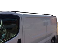 Renault Trafic 2001–2015 Sorte tagrælinger Lang, plastfødder foto 8