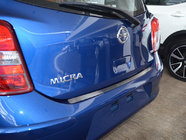Nissan Micra K13 2011–2016 Bagkofangerbeskytter Nathanika (rustfrit stål) foto 1