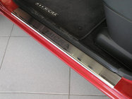 Nissan Micra K12 2003–2010 Dørtrinslister Natanika Premium (4 stk., rustfrit stål) foto 2