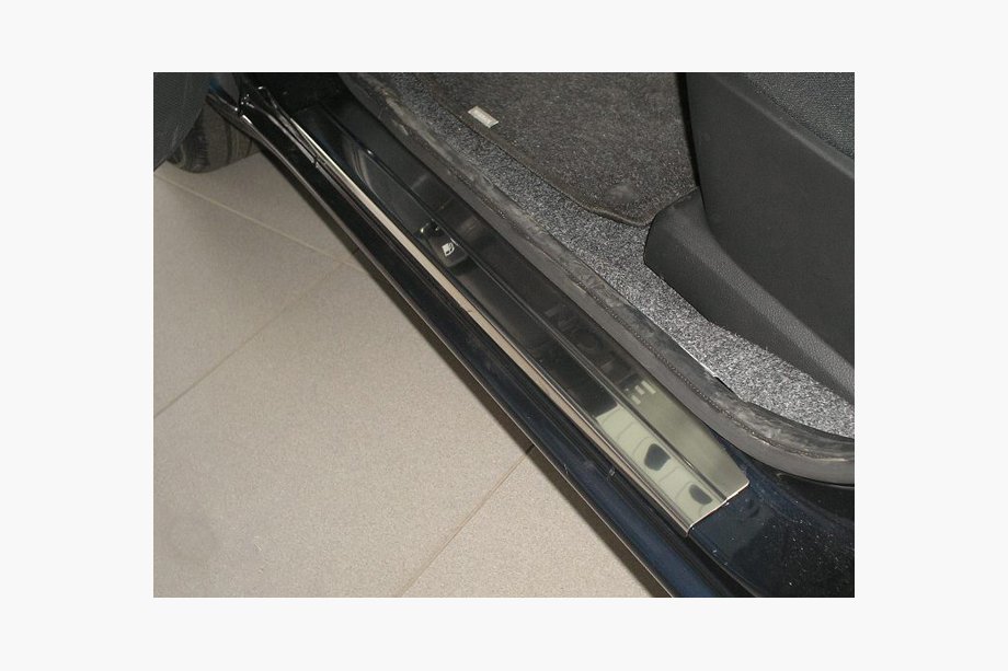 Nissan Note 2004–2012 Dørtrinslister Nathaniko (4 stk., rustfrit stål) Image